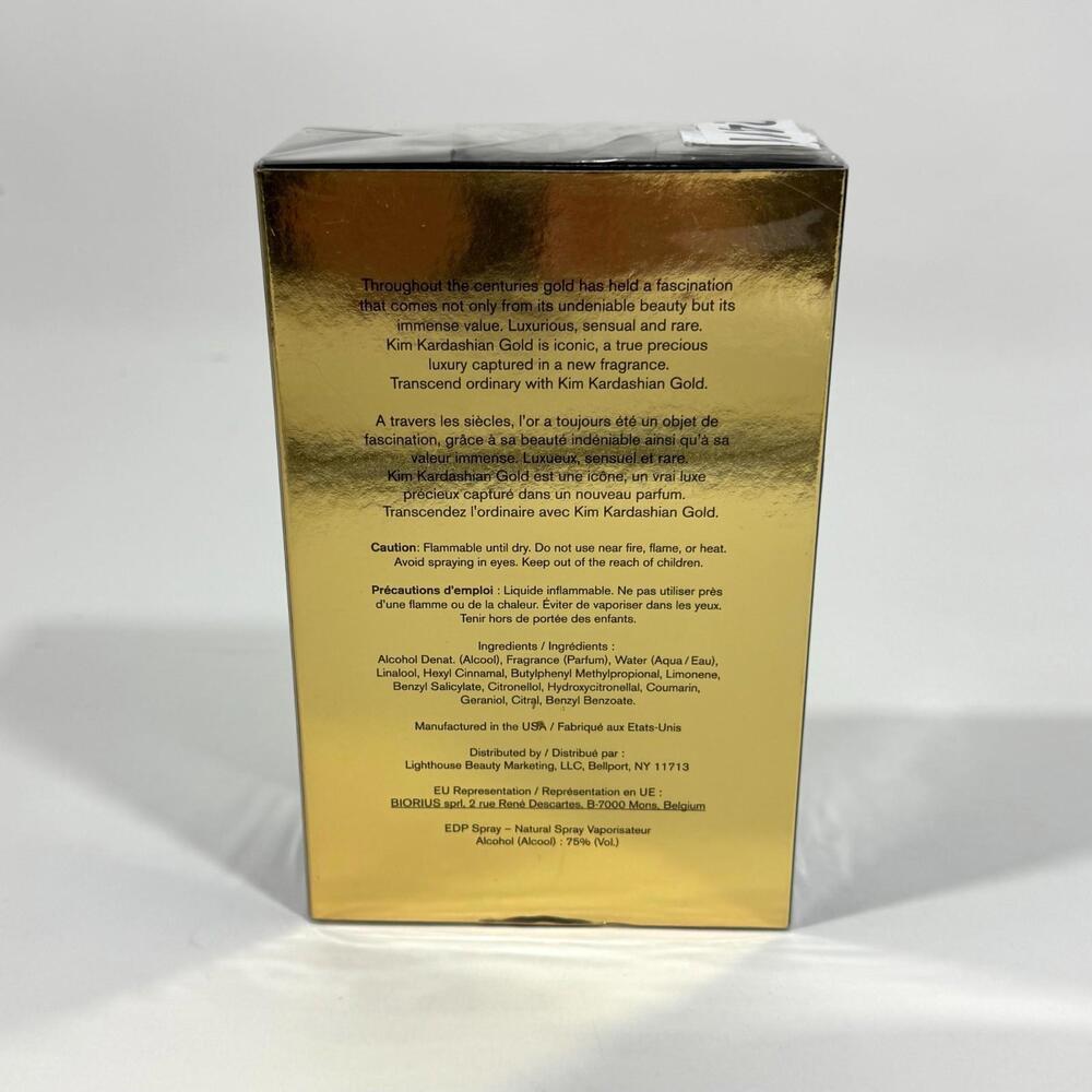 Kim Kardashian Gold by Kim Kardashian 3.4 oz Eau De Parfum Spray Women's Perfume - Picture 3 of 6